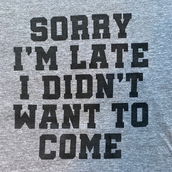 Humorous Tee Shirt Wmns M - Picture 2 of 8